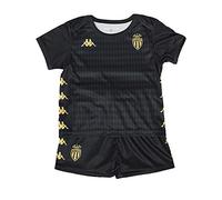 Kappa Kombat Baby Kit Away Monaco Maillots Mixte Enfant, Noir, FR : Taille Unique (Taille Fabricant : 6M)
