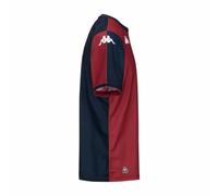 Kappa Kombat Home Genoa ACT Jersey | Red DK Dahlia/Blue DK | Size S (FR/ES, Alpha/Lettres, L, Taille Normale, Taille Normale, Red DK Dahlia/Blue DK)