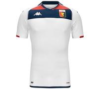 Kappa Kombat Pro 2024 Away Genoa FC T-Shirt Homme, Blanc/Bleu/Rouge, XXL