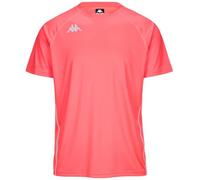 Kappa Kombat Run Foro Training T-Shirt Technique Confortable et Stylé, Couleur Corail Fluo, Taille XS