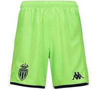 Kappa Kombat Ryder AS Monaco 23-24, Short de Football, Vert/Noir, 2XL, Homme