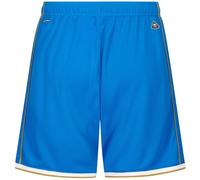 Kappa Kombat Ryder Short de Jeu pour Homme Coupe Normale et Coupe régulière Taille élastique avec Cordon de Serrage Design de qualité et Style Sportif Bleu/Blanc/Or Taille M