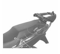 Kappamoto Top case Kz257 Monokey/Monolock fixation arrière Argenté