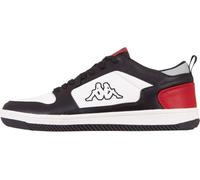 Kappa Lineup Low Unisex, Chaussure de Course sur Route Mixte, 1120 Black Red, 43 EU