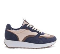 Kappa Logo Arvika 2 Baskets Basses Confortables et Stylées, Blanc et Bleu Marine, Taille 44