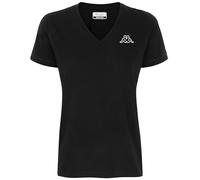 Kappa Logo Cabou Tee-Shirt Femme, Noir, L