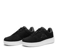 Kappa - Baskets Basse, Homme Femme, Polyurethane, Fitness, Modèle : Logo Maserta 4, Black Grey DK, 44 EU