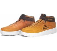 Baskets - KAPPA - Maserta 4 Md - Jaune, marron - Tige haute - Confort rétro-basketball