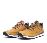 Kappa Homme Logo MONSI Sneaker, Yellow Tan-Brown Oak, 41 EU