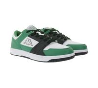 Kappa Logo Rernal 2 Baskets pour homme Blanc/noir/vert Chaussures d'entraînement sportives, vert, 41 EU