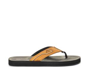 Kappa Logo Seaf Tongs Confortables et Stylées, Couleur Noir et Jaune Tan, Taille 41