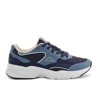 Kappa Logo Siliam Baskets Basses Confortables et Stylées, Bleu Marine et Gris Horizon, Taille 37