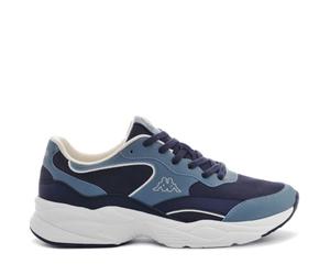 Kappa Logo Siliam Baskets Basses Confortables et Stylées, Bleu Marine et Gris Horizon, Taille 38
