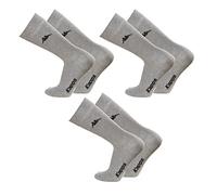 Kappa Lot de 3 paires de chaussettes courtes en coton modèle K546 unisexe différentes couleurs et tailles, gris, 40-42