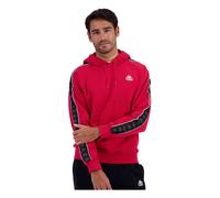 Kappa - Madison 2 R05 Fleece Sweat à capuche - Homme - Sweatshirts et sweats à capuche - Rouge - Taille: L