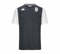 Kappa - Maillot Abou Pro 8 AS Monaco 24/25 pour Garçon - Gris - Taille 14Y
