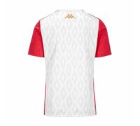 Kappa - Maillot Aboupret Pro 8 AS Monaco 24/25 pour Garçon - Blanc - Taille 10Y
