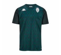 Kappa - Maillot Aboupret Pro 8 AS Monaco 24/25 pour Garçon - Vert - Taille 10Y