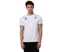 Kappa - Maillot Adolim BWT Alpine F1 Team 2024 pour Homme - Blanc - Taille 3XL