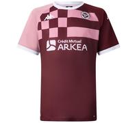 Maillot Kappa Entrainement Mokibapre Union Bordeaux Bègles Ubb Officiel Rugby - Homme - Bordeaux / Rose