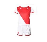 Kappa Maillot et Short Enfant Kombat Domicile As Monaco Officiel Football - Rouge - 12 Mois
