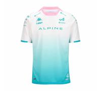 Kappa Maillot Kombat Gasly BWT Alpine F1 Team Miami Edition Officiel Formule 1 Blanc Bleu - 3XL