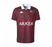 Kappa - Maillot Kombat Home UBB 24/25 pour Garçon - Rouge - Taille 6Y