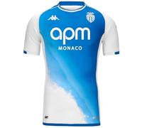 Kappa - Maillot Kombat Pro Third AS Monaco 23/24 pour Homme - Blanc - Taille 2XL