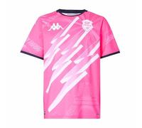 Kappa Maillot Rugby Stade Français Domicile Enfant (FR/ES, Âge, 14 Ans, Taille Normale, Rose)