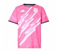 Kappa Maillot Rugby Stade Français Domicile Homme (FR/ES, Alpha/Lettres, M, Taille Normale, Taille Normale, Rose)