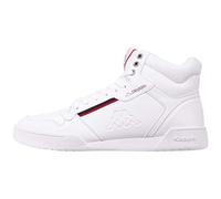 Kappa Mixte Mangan Baskets Hautes, 1020 White Red, 45 EU