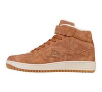 Kappa Mixte Bash Mid Fur-Unisexe Chaussure de Course sur Route, 5443 Cognac Blanc cassé, 39 EU