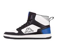 Kappa Mixte Lineup Unisex Chaussure de Course sur Route, Noir/Bleu, 43 EU