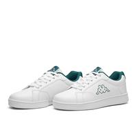 Kappa Mixte Logo ADENIS Athletic Shoes, White-Green DK, 42 EU