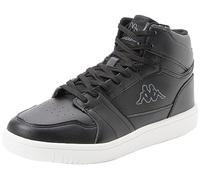 Kappa Mixte Logo Basil MD Chaussure de Marche, Black White, 41 EU