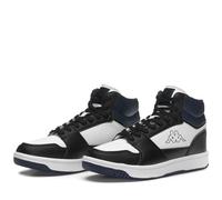 KAPPA Mixte Logo Bernal MD Athletic Shoes, White-Blue DK, 36 EU