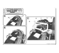 KAPPA MONOKEY SIDE TRUNK RACK HONDA XL 1000V VARADERO (99-02) - AUSSI POUR MONOK