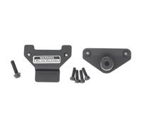 Kappamoto Top-case KE2230 Monokey Fixation arrière Argenté