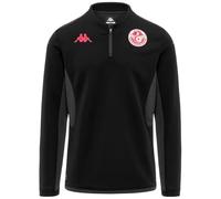 Kappa Muzira Pro 2 Tunisia Sweat Entraînement | 100% Polyester Recyclé Hydro-Way | Slim FIT Gara 2026/27