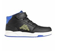 Kappa Oscar Mid Kid EV Basket, Noir/Bleu, 32 EU