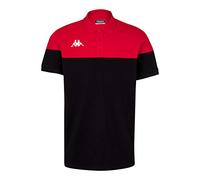 Kappa Pianetti Polo à Manches Courtes pour Enfant, Fille, Polo à Manches Courtes, 304IPM0, Gris/Noir, 6 Ans