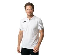 Kappa Polo Barli manches courtes blanc M Homme