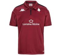 Kappa - Polo Abiang Pro 8 FC Metz 24/25 Grenat pour Garçon - Rouge - Taille 12Y