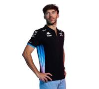Kappa - Polo Adrem BWT Alpine F1 Team 2024 pour Homme - Noir - Taille S