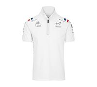 Kappa Polo Asham BWT Alpine F1 Team Officiel Formule 1 (L, Blanc)