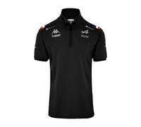 Kappa Polo Asham BWT Alpine F1 Team Officiel Formule 1 (S, Noir)