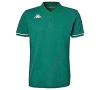 Kappa Polo Barli pour Homme, Vert/Blanc, L