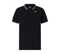 Kappa Polo Ezio 2 Noir pour Homme, Taille 4XL