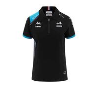 Kappa Polo Femme Acrew BWT Alpine F1 Team Officiel Formule 1 - Noir - XL