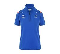 Kappa Polo Femme Asham BWT Alpine F1 Team Officiel Formule 1 (XS, Bleu)
